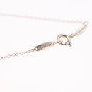 Tiffany & Co. Open Heart Necklace Ag925 Silver Auth 213039M-16