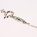 Tiffany & Co. Open Heart Necklace Ag925 Silver Auth 213039M-18