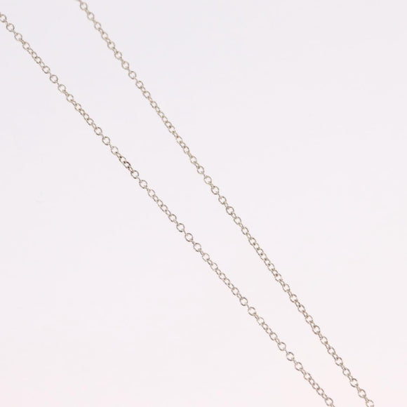 Tiffany & Co. Open Heart Necklace Ag925 Silver Auth 213039M