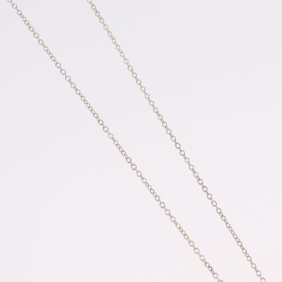 Tiffany & Co. Open Heart Necklace Ag925 Silver Auth 213039M