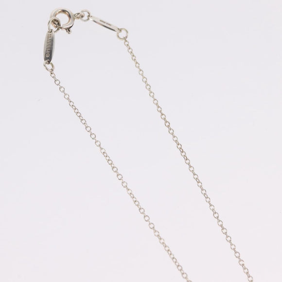 Tiffany & Co. Open Heart Necklace Ag925 Silver Auth 213039M