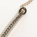 Christian Dior Lady Dior Dioramar Bag Calf Skin 2way White Gold Auth 213042M-10