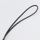 FENDI Drawstring Pouch Leather Yellow Black Auth 213047M-10