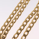 CHANEL Chain Belt metal 35.4"" Gold CC Auth 213052M-10