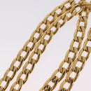 CHANEL Chain Belt metal 35.4"" Gold CC Auth 213052M-11