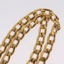 CHANEL Chain Belt metal 35.4"" Gold CC Auth 213052M-12