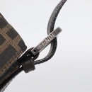 FENDI Zucca Canvas Mamma Baguette Shoulder Bag Brown Black Auth 213054V-14