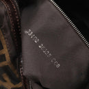 FENDI Zucca Canvas Mamma Baguette Shoulder Bag Brown Black Auth 213054V-25