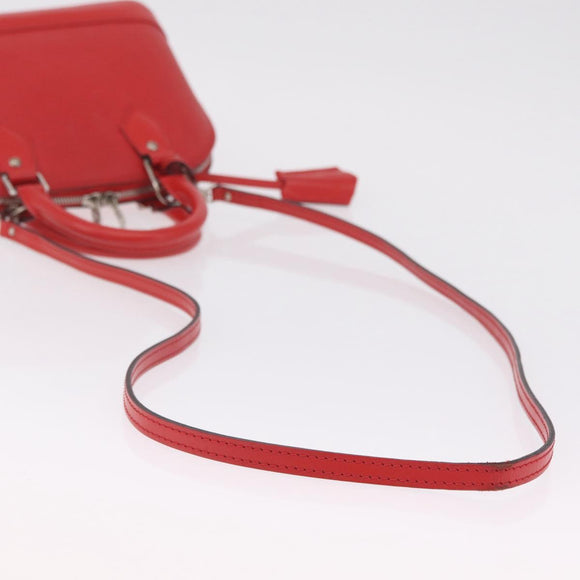 LOUIS VUITTON Epi Alma BB Hand Bag 2way Red Carmine M40850 LV Auth 213059V