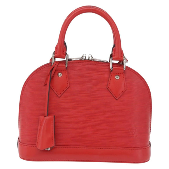 LOUIS VUITTON Epi Alma BB Hand Bag 2way Red Carmine M40850 LV Auth 213059V