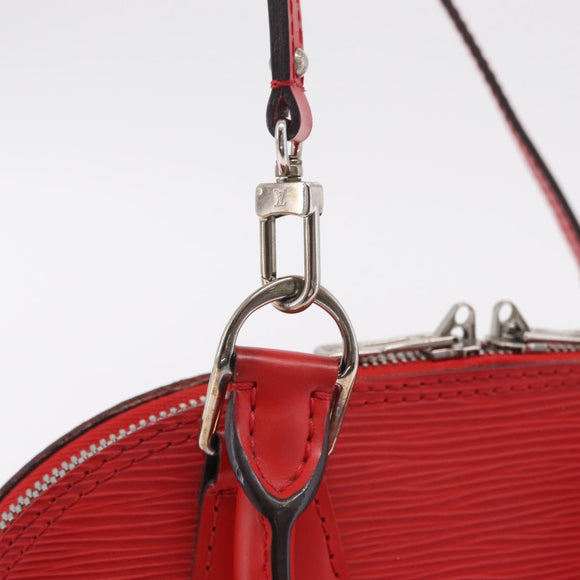 LOUIS VUITTON Epi Alma BB Hand Bag 2way Red Carmine M40850 LV Auth 213059V