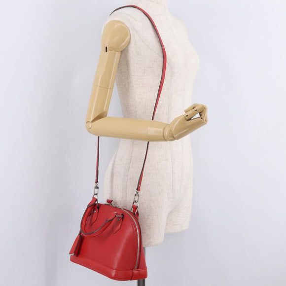 LOUIS VUITTON Epi Alma BB Hand Bag 2way Red Carmine M40850 LV Auth 213059V