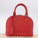 LOUIS VUITTON Epi Alma BB Hand Bag 2way Red Carmine M40850 LV Auth 213059V-30