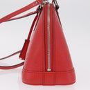 LOUIS VUITTON Epi Alma BB Hand Bag 2way Red Carmine M40850 LV Auth 213059V-4