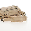 Balenciaga The First Hand Bag Leather 2way Beige 103208 Auth 213061A-11