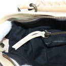 Balenciaga The First Hand Bag Leather 2way Beige 103208 Auth 213061A-30