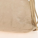 Balenciaga The First Hand Bag Leather 2way Beige 103208 Auth 213061A-5