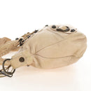 Balenciaga The First Hand Bag Leather 2way Beige 103208 Auth 213061A-6