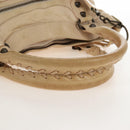 Balenciaga The First Hand Bag Leather 2way Beige 103208 Auth 213061A-9