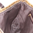 FENDI Zucchino Canvas Tote Bag Coated Canvas Beige Gold Auth 213066-20