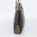 FENDI Zucchino Canvas Tote Bag Coated Canvas Beige Gold Auth 213066-5