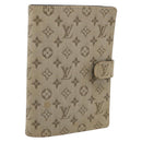 LOUIS VUITTON Monogram Mini Agenda PM Day Planner Cover Khaki R20911 Auth 213068-1