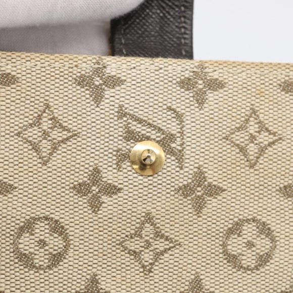 LOUIS VUITTON Monogram Mini Agenda PM Day Planner Cover Khaki R20911 Auth 213068