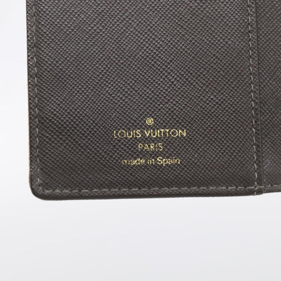 LOUIS VUITTON Monogram Mini Agenda PM Day Planner Cover Khaki R20911 Auth 213068