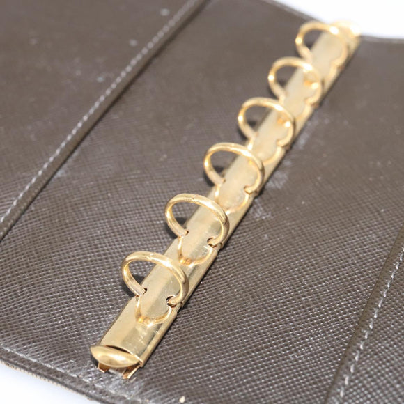 LOUIS VUITTON Monogram Mini Agenda PM Day Planner Cover Khaki R20911 Auth 213068