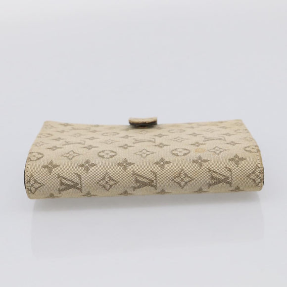 LOUIS VUITTON Monogram Mini Agenda PM Day Planner Cover Khaki R20911 Auth 213068