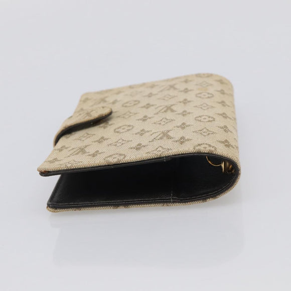 LOUIS VUITTON Monogram Mini Agenda PM Day Planner Cover Khaki R20911 Auth 213068