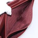 Cartier Must Line Clutch Bag Leather Bordeaux Gold Auth 213069A-23