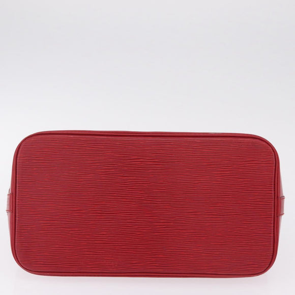 LOUIS VUITTON Epi Alma Hand Bag Castilian Red M52147 LV Auth 213072