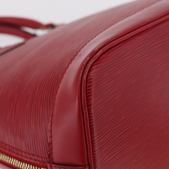 LOUIS VUITTON Epi Alma Hand Bag Castilian Red M52147 LV Auth 213072