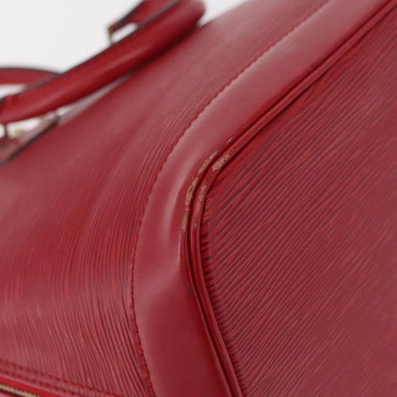 LOUIS VUITTON Epi Alma Hand Bag Castilian Red M52147 LV Auth 213072