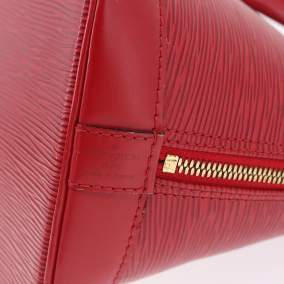 LOUIS VUITTON Epi Alma Hand Bag Castilian Red M52147 LV Auth 213072