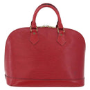 LOUIS VUITTON Epi Alma Hand Bag Castilian Red M52147 LV Auth 213072-3