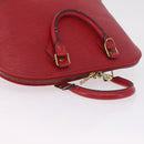 LOUIS VUITTON Epi Alma Hand Bag Castilian Red M52147 LV Auth 213072-7