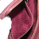 Cartier Must Line Shoulder Bag Leather Bordeaux Gold Auth 213073A-24