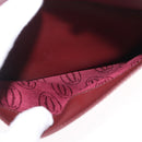 Cartier Must Line Shoulder Bag Leather Bordeaux Gold Auth 213073A-28