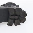 PRADA Combat Boots Brushed leather 45 Black Auth 213075-12