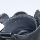 PRADA Combat Boots Brushed leather 45 Black Auth 213075-15