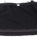 CHANEL Gancini Skirt Cotton Black CC Auth 213078M-7