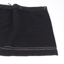 CHANEL Gancini Skirt Cotton Black CC Auth 213078M-8