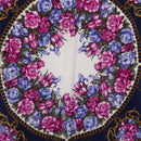 GUCCI Scarf Silk Navy Auth 213082-6