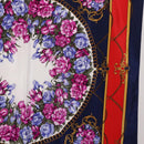 GUCCI Scarf Silk Navy Auth 213082-7