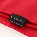BVLGARI Stole Silk Red Auth 213083M-16