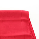 BVLGARI Stole Silk Red Auth 213083M-8