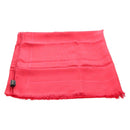 BVLGARI Stole Silk Red Auth 213083M-9