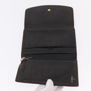 CHANEL Bifold Wallet Caviar Skin Black Gold CC Auth 213086-13